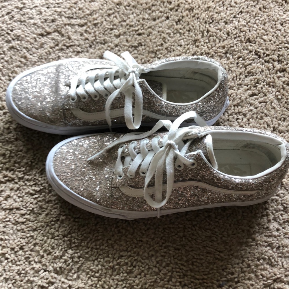 GUC Metallic Glitter Vans Women’s Size 9